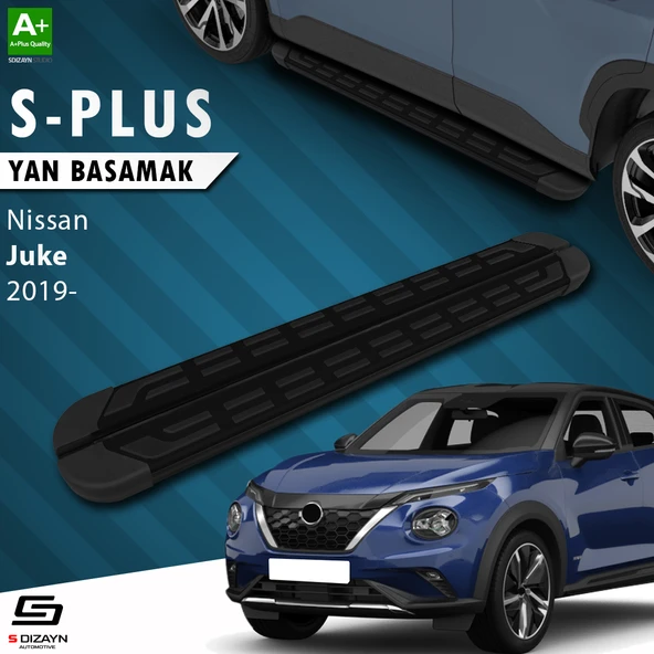 S-Dizayn Nissan Juke 2 S-Plus Siyah Yan Basamak 173 Cm 2019 Üzeri A+ Kalite ürün görseli 1