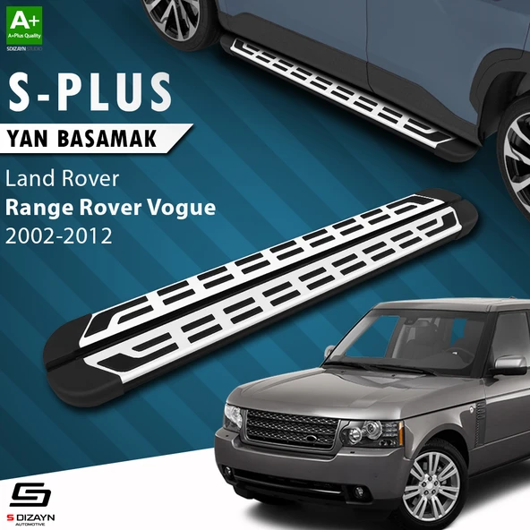 S-Dizayn Land Rover Range Rover Vogue 2 S-Plus Gri Yan Basamak 183 Cm 2002-2012 A+ Kalite ürün görseli 1
