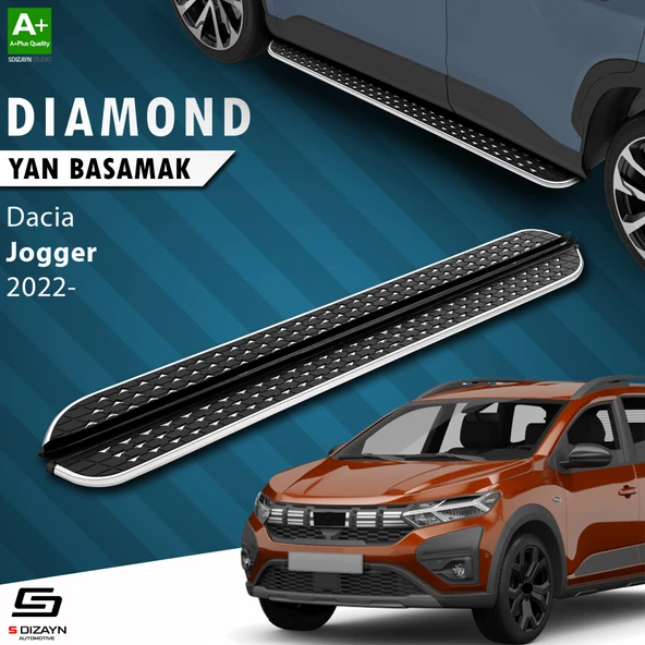 S-Dizayn Dacia Dacia Jogger Diamond Krom Yan Basamak 213 Cm 2022 Üzeri A+ Kalite ürün görseli 1
