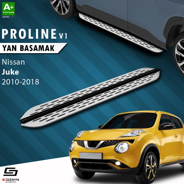 S-Dizayn Nissan Juke OEM Still Pro V1 Aluminyum Yan Basamak 173 Cm 2010-2018 A+ Kalite ürün görseli 1