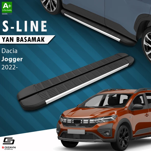 S-Dizayn Dacia Jogger S-Line Aluminyum Yan Basamak 213 Cm 2022 Üzeri A+ Kalite ürün görseli 1