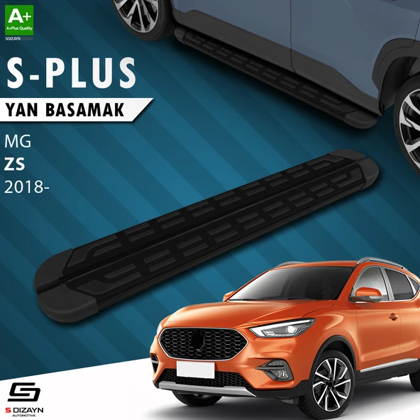 S-Dizayn MG ZS S-Plus Siyah Yan Basamak 173 Cm 2018 Üzeri A+ Kalite ürün görseli 1