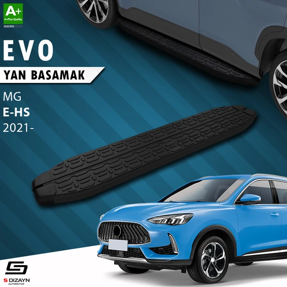 S-Dizayn MG E-HS Evo Siyah Yan Basamak 183 Cm 2021-2024 A+ Kalite ürün görseli 1