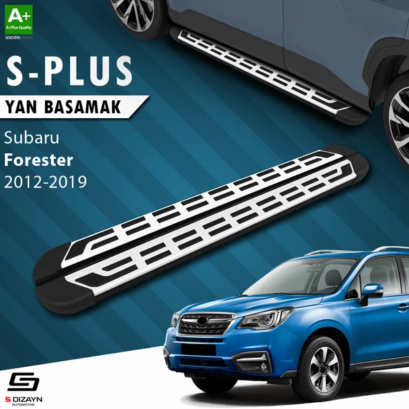 S-Dizayn Subaru Forester 4 S-Plus Gri Yan Basamak 183 Cm 2012-2019 A+ Kalite ürün görseli 1