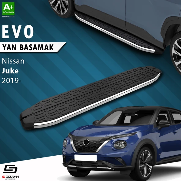 S-Dizayn Nissan Juke 2 Evo Krom Yan Basamak 173 Cm 2019 Üzeri A+ Kalite ürün görseli 1