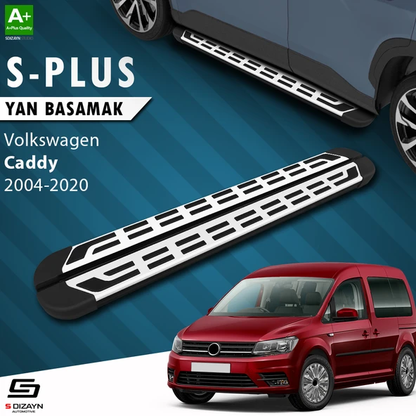 S-Dizayn VW Caddy 3 S-Plus Gri Yan Basamak 193 Cm 2004-2020 A+ Kalite ürün görseli 1
