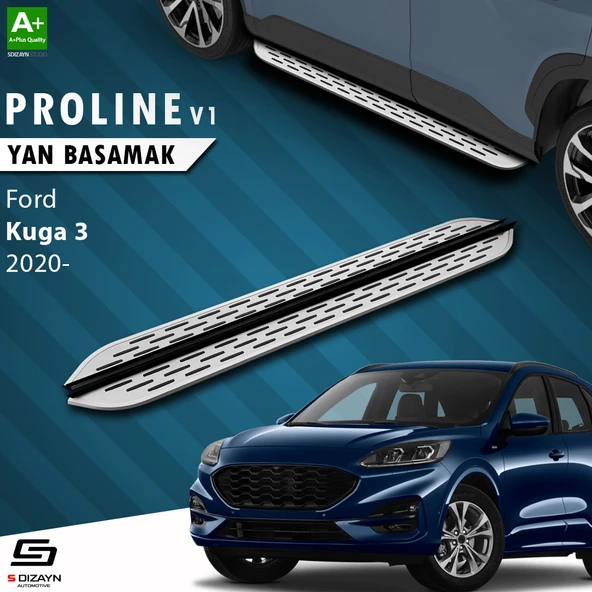 S-Dizayn Ford Kuga 3 OEM Still Pro V1 Aluminyum Yan Basamak 183 Cm 2020 Üzeri A+ Kalite ürün görseli 1