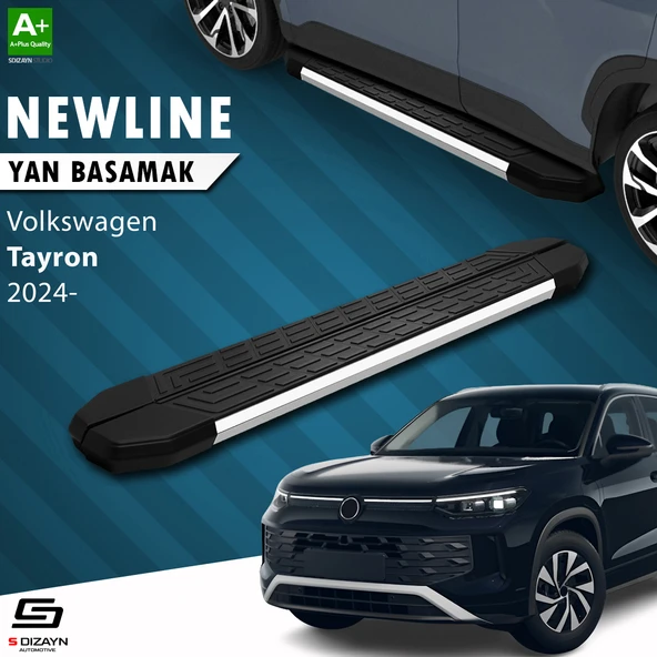 S-Dizayn VW Tayron 2 NewLine Krom Yan Basamak 193 Cm 2024 Üzeri A+ Kalite ürün görseli 1