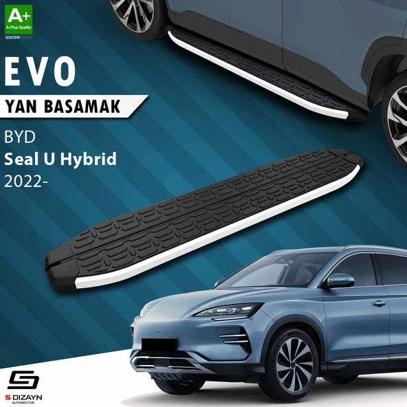 S-Dizayn BYD Seal U Hybrid Evo Aluminyum Yan Basamak 193 Cm 2022 Üzeri A+ Kalite ürün görseli 1