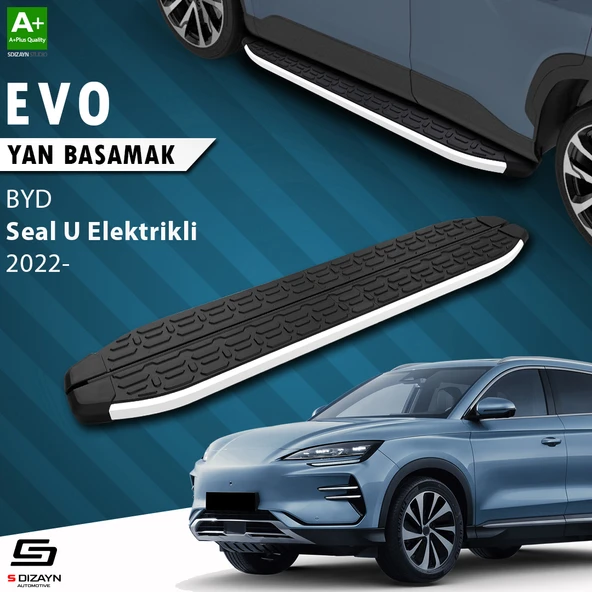 S-Dizayn BYD Seal U Elektrikli Evo Aluminyum Yan Basamak 193 Cm 2022 Üzeri A+ Kalite ürün görseli 1