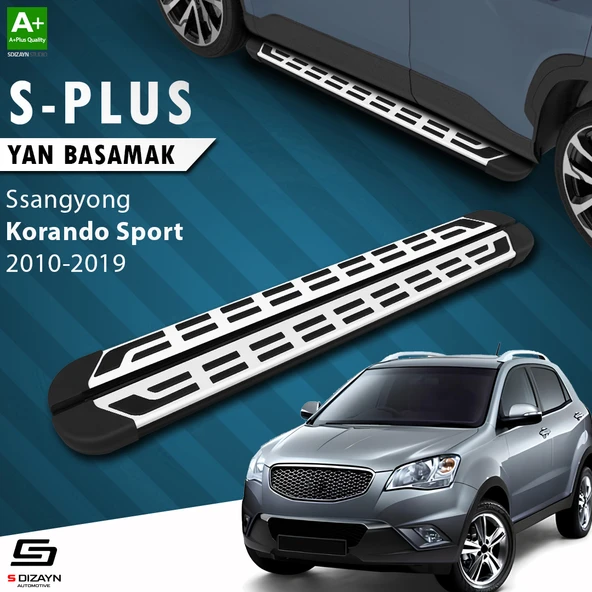 S-Dizayn Ssangyong Korando Sport S-Plus Gri Yan Basamak 203 Cm 2010-2019 A+ Kalite ürün görseli 1