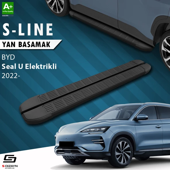 S-Dizayn BYD Seal U Elektrikli S-Line Siyah Yan Basamak 193 Cm 2022 Üzeri A+ Kalite ürün görseli 1