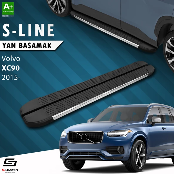 S-Dizayn Volvo XC90 2 S-Line Krom Yan Basamak 193 Cm 2015 Üzeri ürün görseli 1
