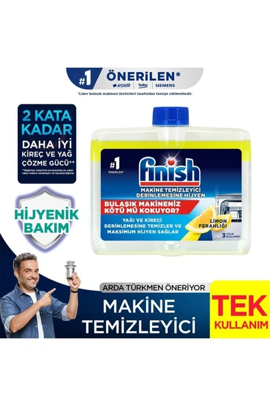 Finish Bulaşık Makinesi Temizleyici Sıvı 250 ml Limon ürün görseli 1