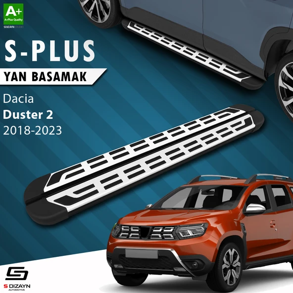 S-Dizayn Dacia Duster 2 S-Plus Gri Yan Basamak 183 Cm 2018-2023 A+ Kalite ürün görseli 1