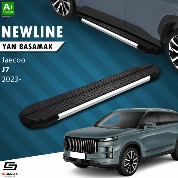 S-Dizayn Jaecoo J7 NewLine Krom Yan Basamak 183 Cm 2023 Üzeri ürün görseli 1