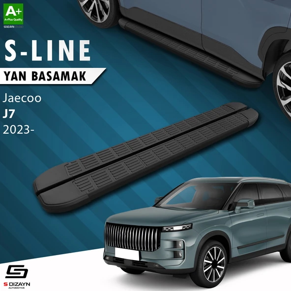 S-Dizayn Jaecoo J7 S-Line Siyah Yan Basamak 183 Cm 2023 Üzeri ürün görseli 1