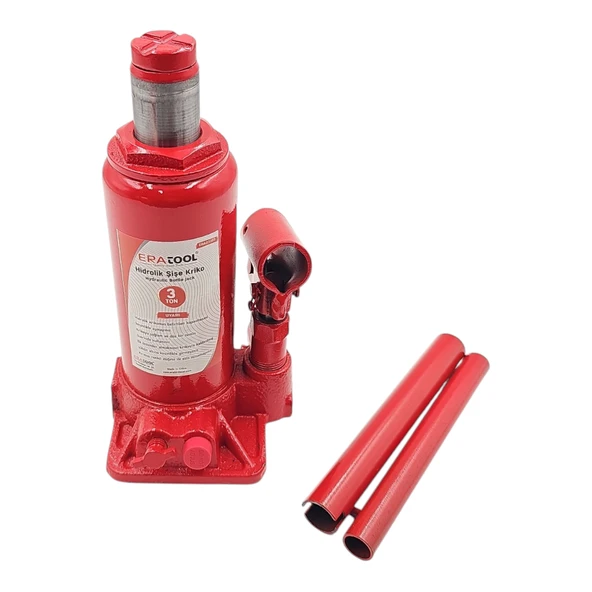 Fixonic Eratool ERA23103 3 Ton 180x370mm Hidrolik Şişe Kriko ürün görseli 1