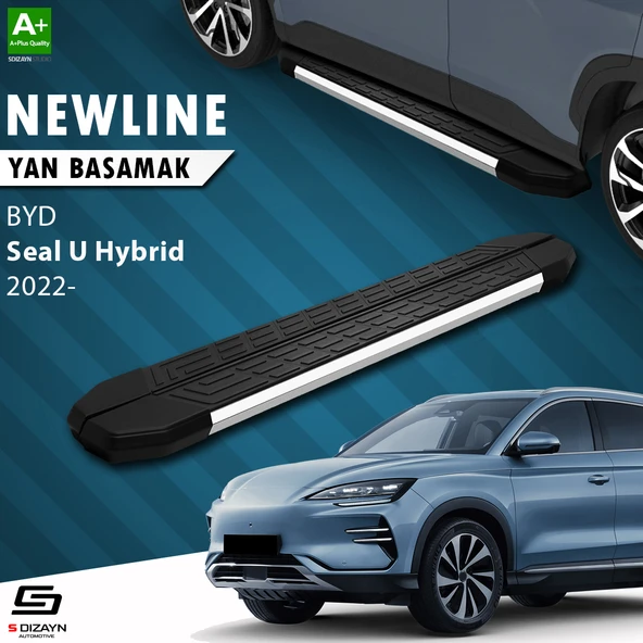 S-Dizayn BYD Seal U Hybrid NewLine Krom Yan Basamak 193 Cm 2022 Üzeri A+ Kalite ürün görseli 1