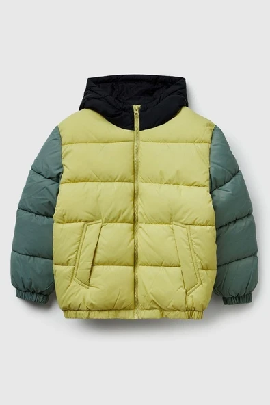United Colors of Benetton Erkek Çocuk 2WU0CN06N-25K Mont Sarı ürün görseli 1
