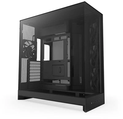 NZXT H9 Flow 2025 CM-H92FB-01 Dual-Chamber 4 Fanlı ATX Siyah Bilgisayar Kasası ürün görseli 1