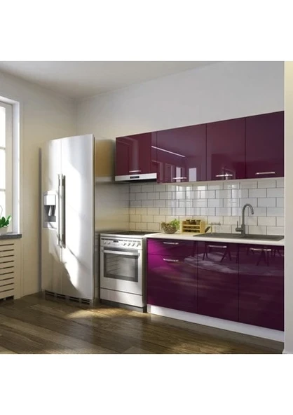 Tdesigno Lida Mutfak 200 cm Tezgah Dahil ürün görseli 1