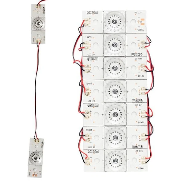 6 Volt Tek Kablolu Birbirine Bağlı Led ürün görseli 1