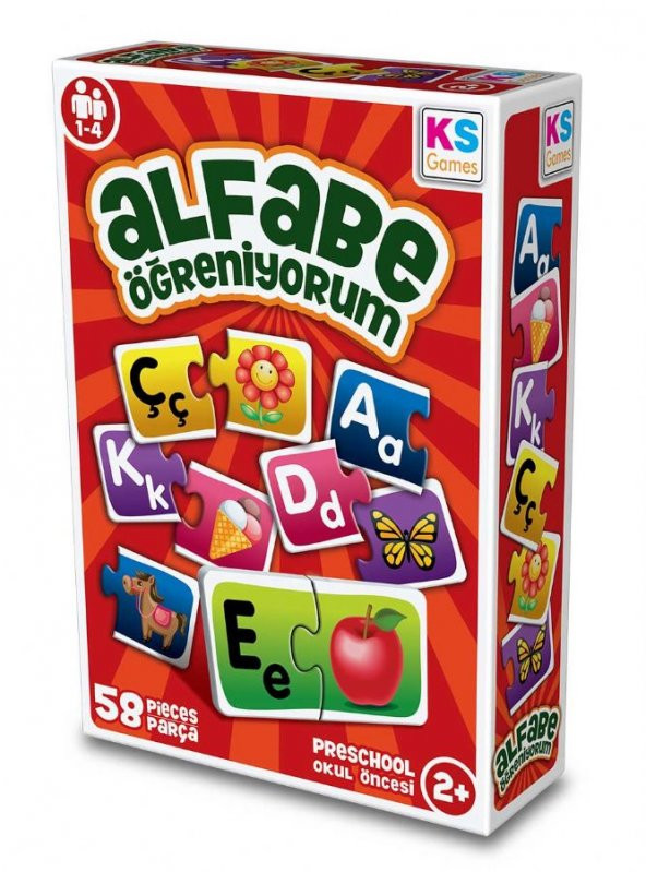 Ks Games Alfabe Öğreniyorum Eşleştirme Oyunu ürün görseli 1