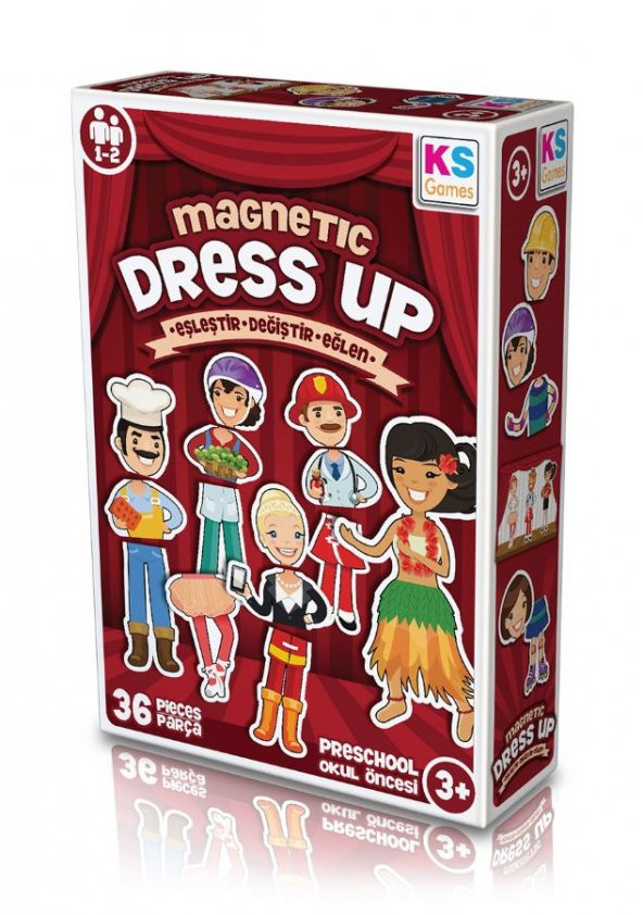 KS Games Magnetic Dress Up (Eşleştir-Değiştir-Eğlen) - 36 Parça ürün görseli 1