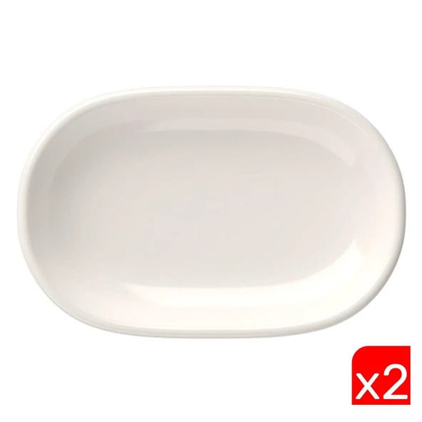 Tabak Evi Porselen Magnus Oval Kayık Tabak 27,50x17,50x3cm 2 Lİ ürün görseli 1