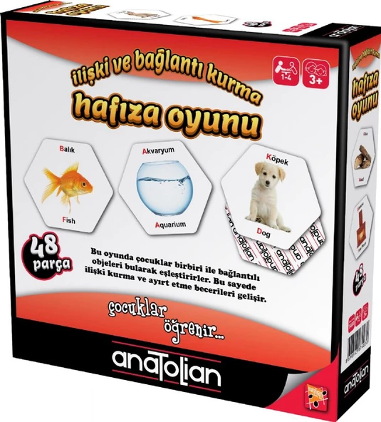 Anatolian 7403 İlişki ve Bağlantı Kurma Hafıza Oyunu ürün görseli 1
