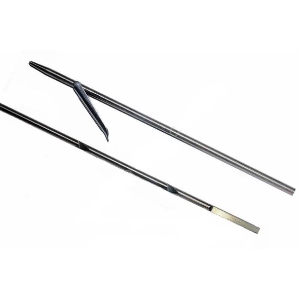 140cm 6.5mm Paslanmaz Çelik Çentikli Tahitian Zıpkın Şişi ürün görseli 1