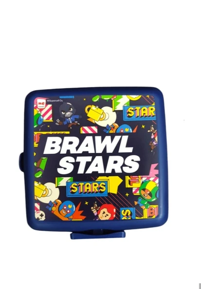 BRAWL STARS 4 Bölmeli Plastik Beslenme Kutusu Lacivert DDCQ23928 ürün görseli 1