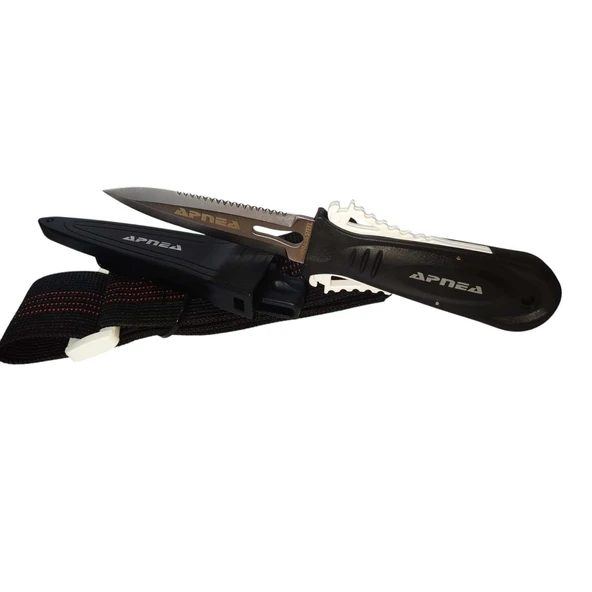 Apnea Attack 11cm Dalış Bıçağı Kol Bantlı Kakıçlı - Resim 3