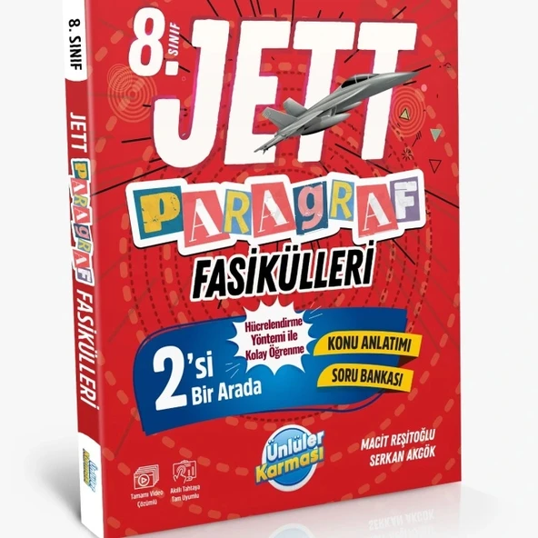 Ünlüler Karması 8. Sınıf Jett Paragraf Fasikülleri Yeni ürün görseli 1