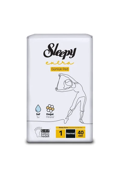 Sleepy Natural Extra Ultra 40 Adet Uzun Günlük Kadın Pedi 01 ürün görseli 1