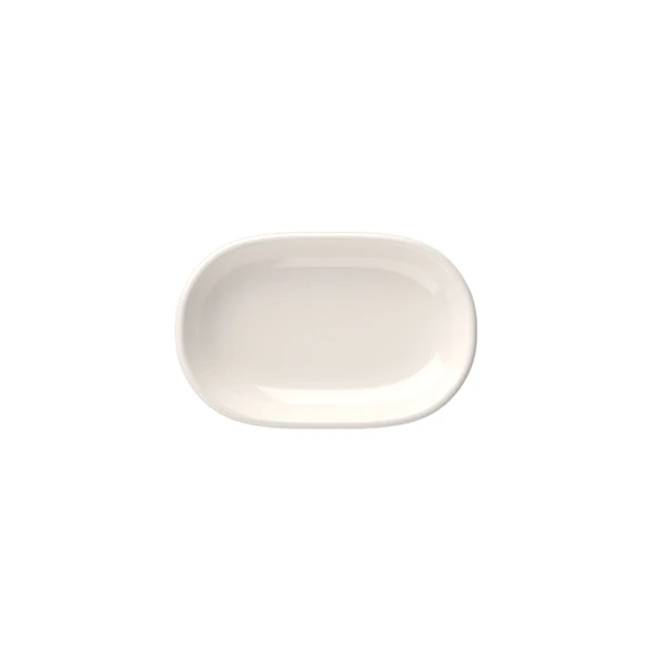 Tabak Evi Porselen Magnus Oval Kayık Tabak 13,50x8,50x2,50cm Tekli ürün görseli 1