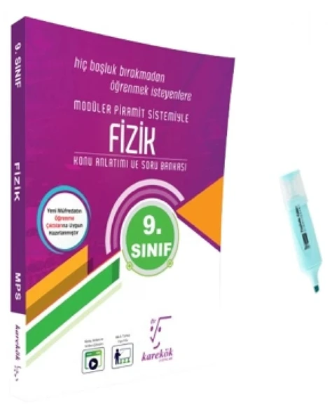 9.Sınıf Fizik MPS Konu Anlatımı Ve Soru Bankası (Yeni Müfredat) ürün görseli 1