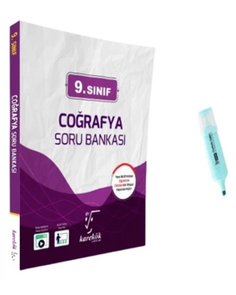 9.Sınıf Coğrafya Soru Bankası (Yeni Müfredat) ürün görseli 1