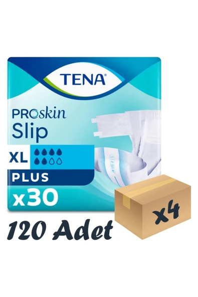 Tena Proskin Slip Plus Belbantlı Ekstra Büyük Boy XL 30'lu 4 Adet Hasta Bezi ürün görseli 1