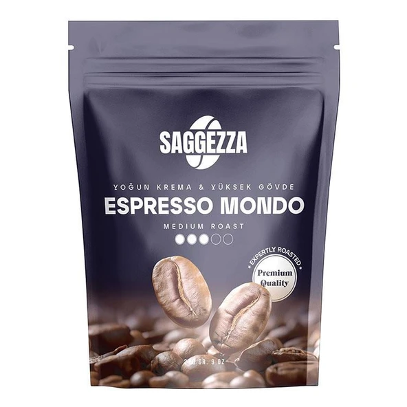 Saggezza Mondo Öğütülmüş Espresso Kahve 250 Gr ürün görseli 1