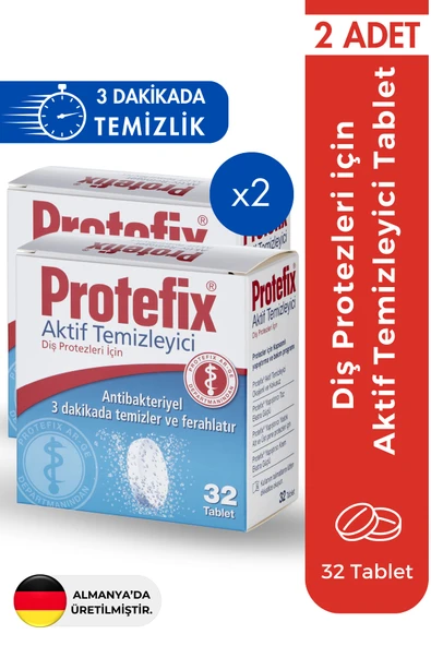 Protefix Diş Protezleri İçin Temizleyici 32 tablet (2 ADET) ürün görseli 1