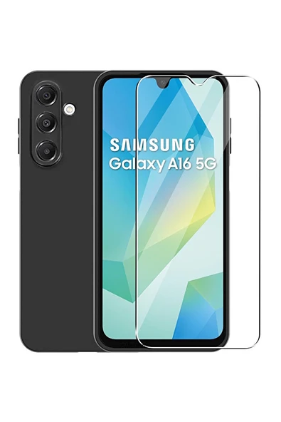 Samsung Galaxy A16 Kırılmaz Cam Ekran Koruyucu Temperli Cam ürün görseli 1