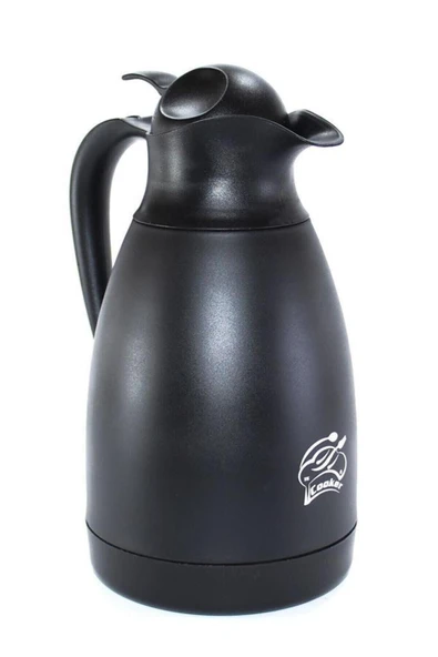 Cooker 2034 Siyah Bitter Serisi Çelik Termos 1.5 Litre ürün görseli 1