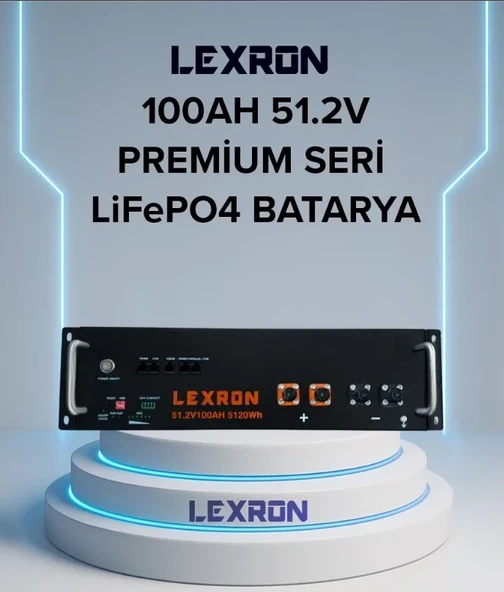 LEXRON 51.2V 100Ah LİFEPO4 BATARYA - Resim 2