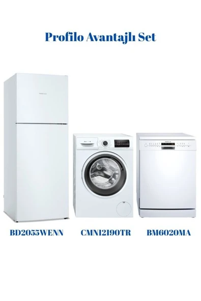 Profilo 3 lü Avantajlı Set (BD2055WENN - CGA242X3TR - BM6320MA) ürün görseli 1