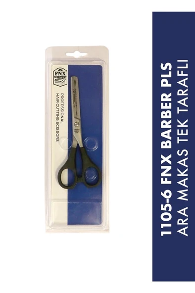 FNX Barber 6 İnç Tek Taraflı Ara Makas Plastik Sap 1105 ürün görseli 1