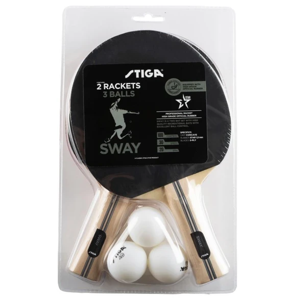 Stiga Set Sway Hobby Masa Tenis Raketi Seti 1210-5518-01 ürün görseli 1