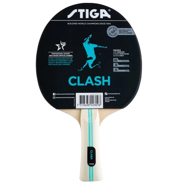 Stiga Bat Clash Hobby Masa Tenisi Raketi 1210-5718-01 ürün görseli 1