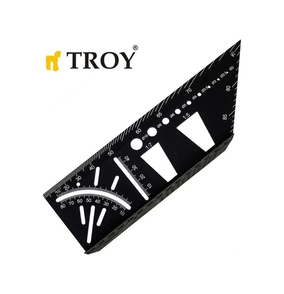 TROY İŞARETLEME GÖNYESİ ALÜMİNYUM 25901 - Resim 3